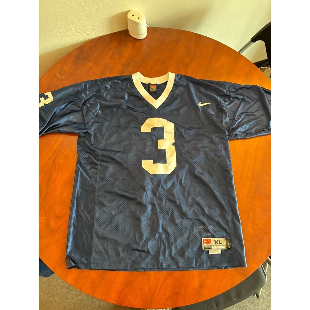 VNTG Nike Team Authentic Penn State Nittany Lions #3 Football Jersey Size XL